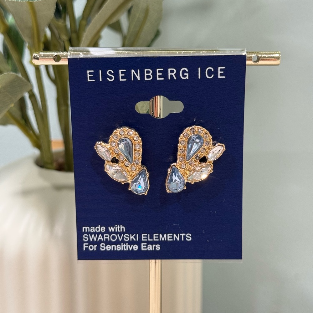 Eisenberg Ice Swarovski Crystal Post Earrings